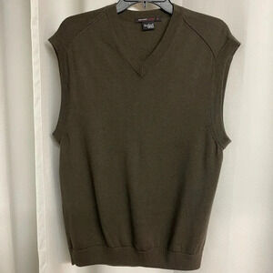 Tiger woods collection brown vest size medium